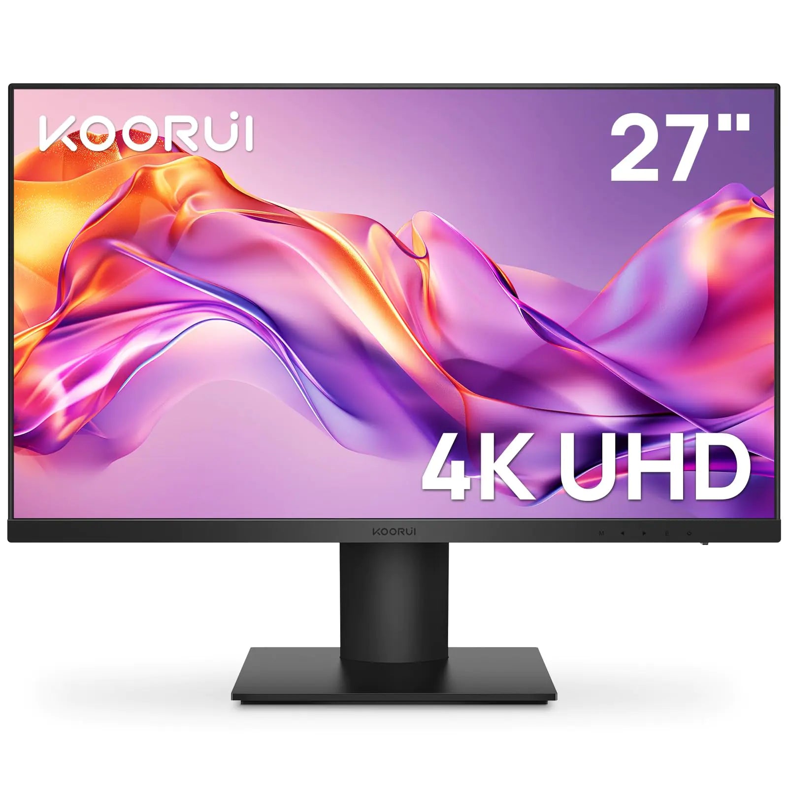 KOORUI 27 Inch 4K UHD(3840 * 2160) Monitor IPS Ultra-Thin Computer Monitor 60Hz with 90% DCI-P3 Displayport&HDMI VESA HDR10 (N07)
